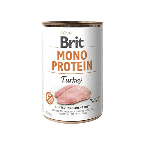 Lata Brit Mono Protein Turkey 400 gr.