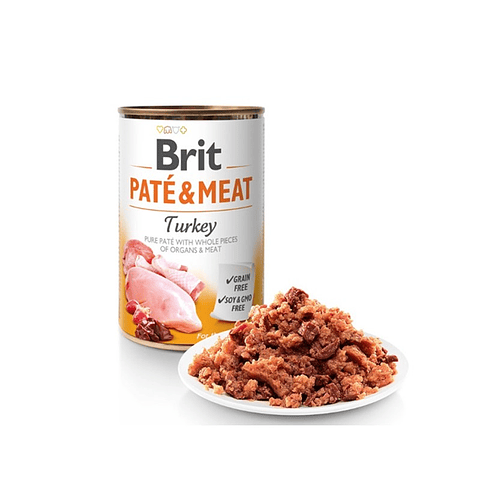 Lata Brit Paté & Meat Turkey 400 gr.