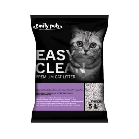 Arena Sanitaria Easy Clean - Aroma Lavanda 4 Kg.