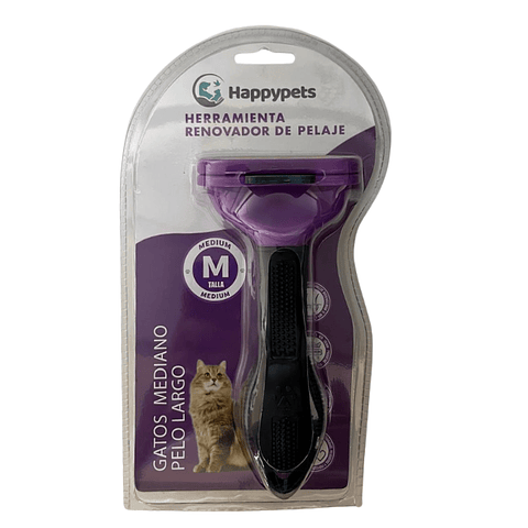 Cepillo renovador pelaje de gatos - M