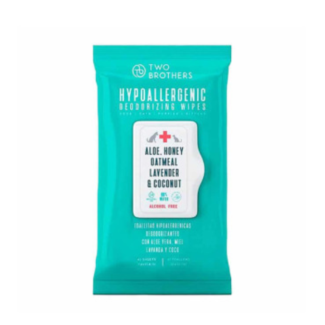 Toallitas Humedas Two Brothers Hypoallergenic 40 Unidades 1