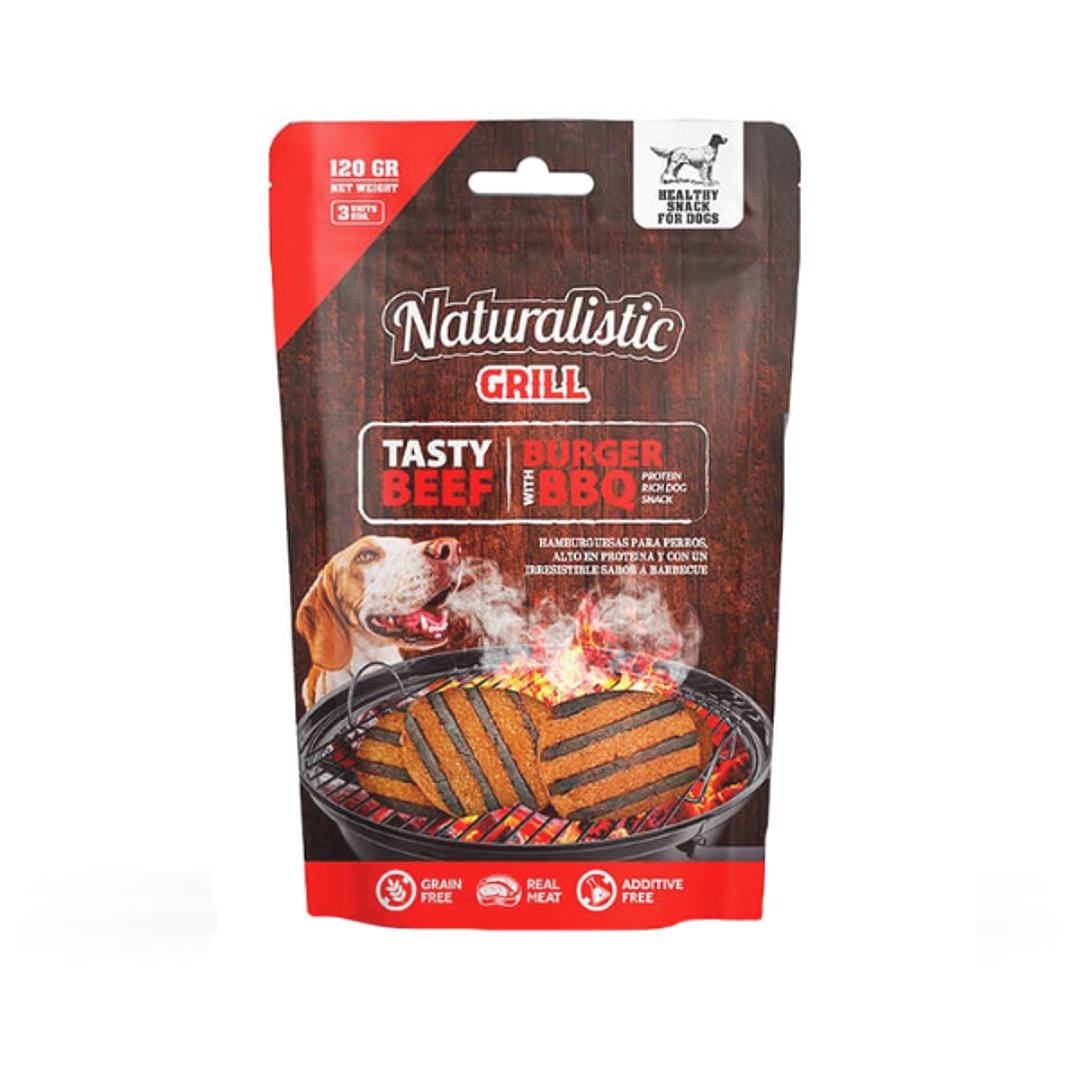 Snack Naturalistic Tasty beef – Hamburguesa de Vacuno c/BBQ 1
