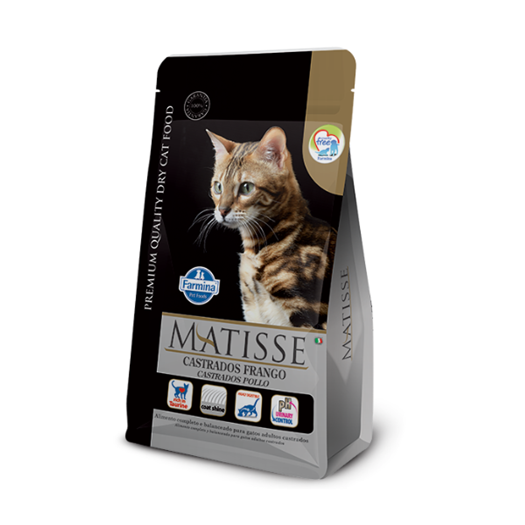 Matisse Gatos Castrados Pollo 2 Kg. 1
