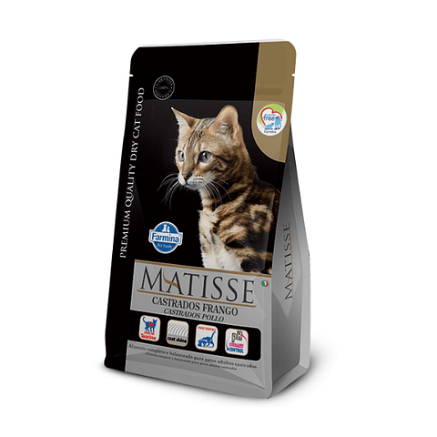 Matisse Gatos Castrados Pollo 2 Kg.