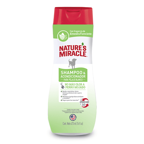 Shampoo y Acondicionador Blanqueador con Aroma Almendra