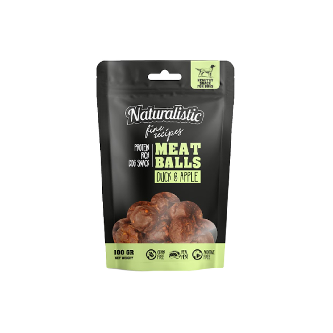 Naturalistic Meatballs Pato and manzana 100 gr. 1