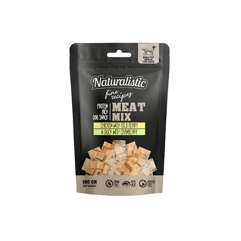 Naturalistic Meat Mix pollo/goji berry & pato/arandano 100