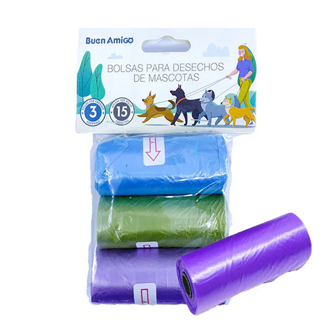 Bolsas para desechos 3 un. 1