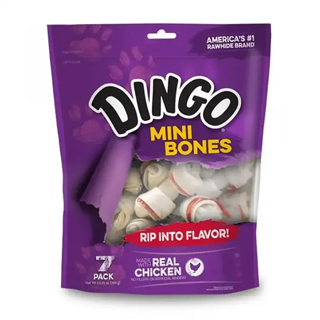 Dingo Snack Mini Bones 70 gr. - 7 un. 1