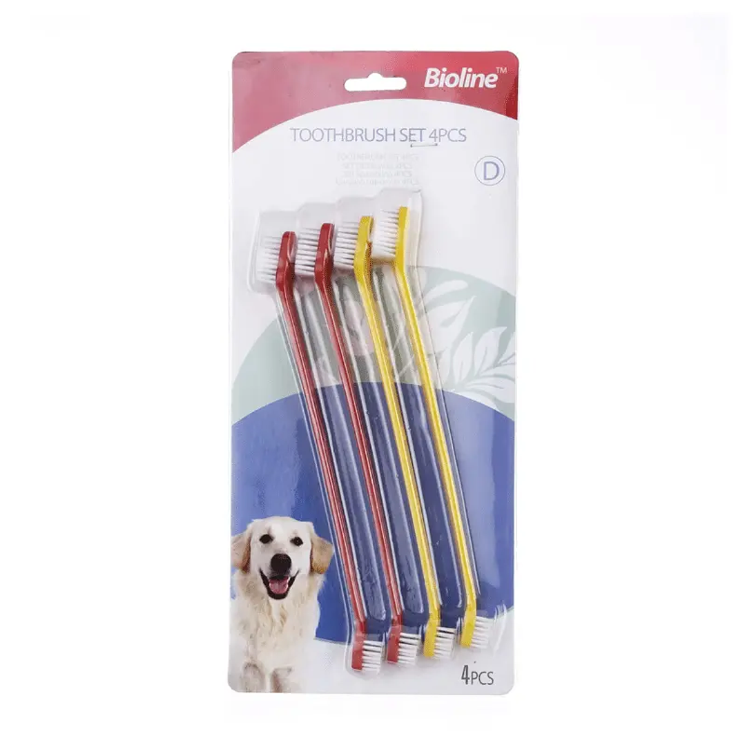 Bioline Cepillo de Dientes 4 Unid doble 1