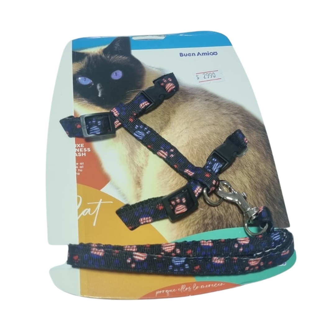 Arnés de gato + correa 2