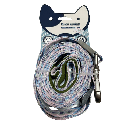 Correa Larga Diseño morado (2.5 cm x 3 metros) 