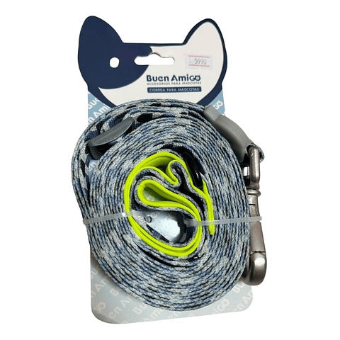 Correa Larga Diseño Celeste (2.5 cm x 3 metros) 