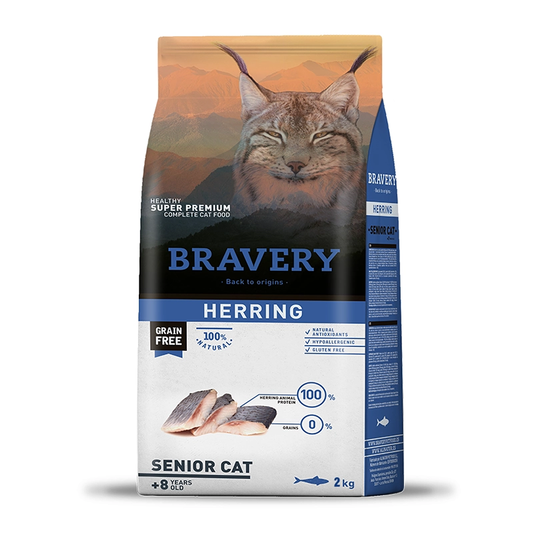 Bravery Herring gato Senior 2Kg 1