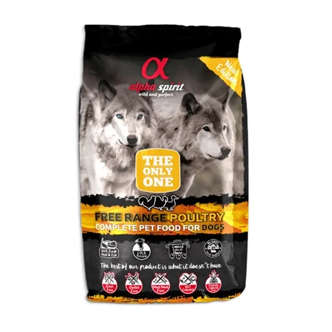 Alpha Spirit Free Range Poultry alimento para perro 3Kg. 1