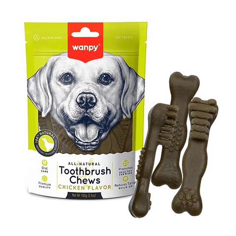 Snack Jerky para perro Toothbrush Beef 100 gr.