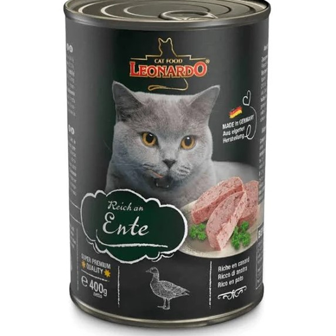 Lata Leonardo - Sabor Pato 400 Gr 1