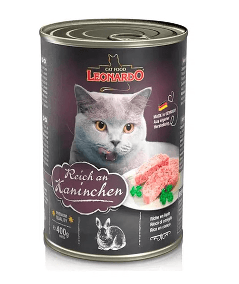 Lata Leonardo - Sabor conejo 400 Gr