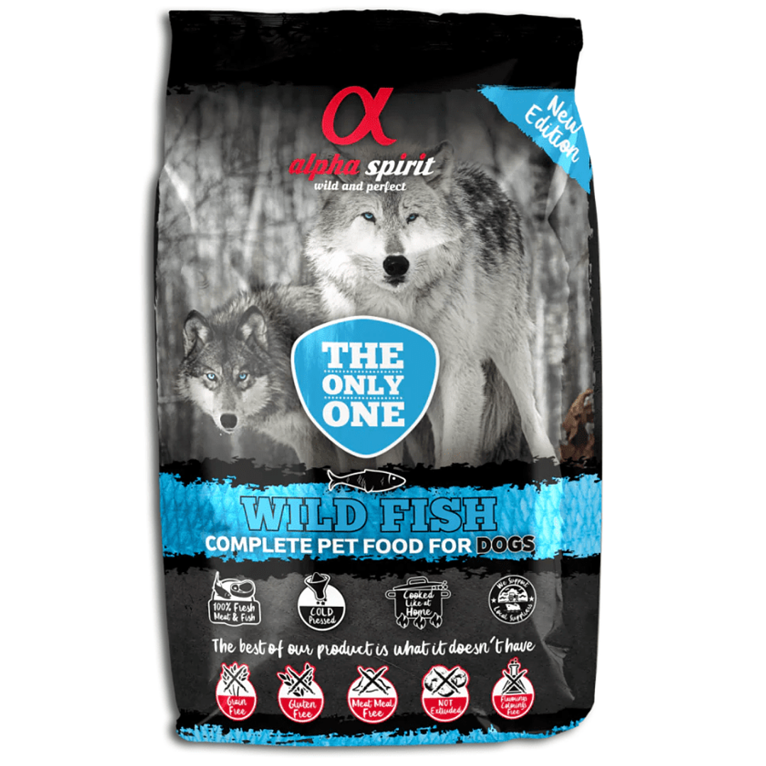 Alpha spirit wild fish alimento para perro 12 kg	 1