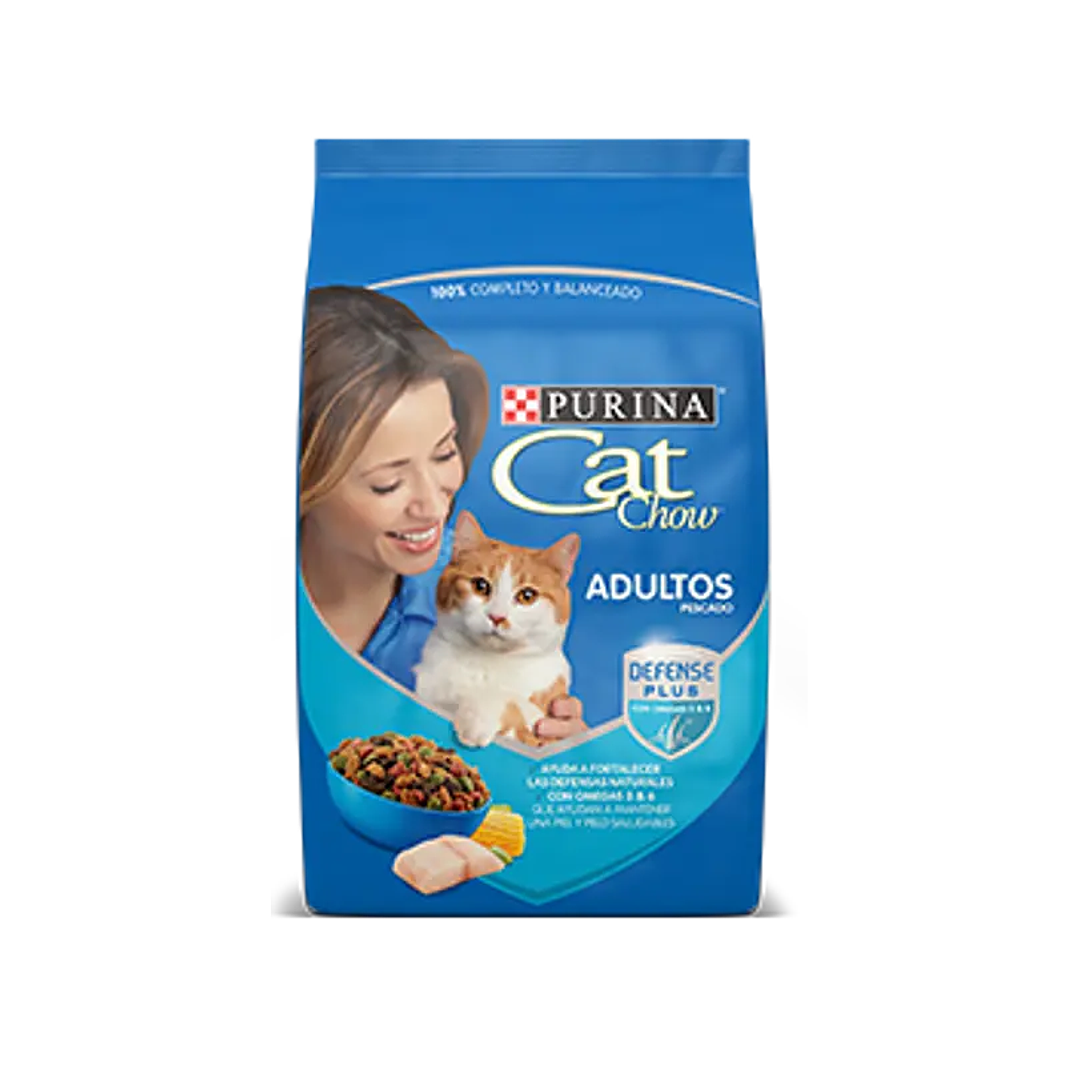 Cat Chow comida Gatos Adultos - Sabor Pescado 1 kg. 1