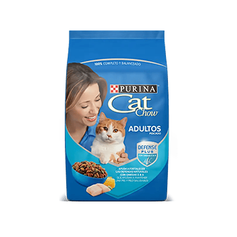 Cat Chow comida Gatos Adultos - Sabor Pescado 1 kg.