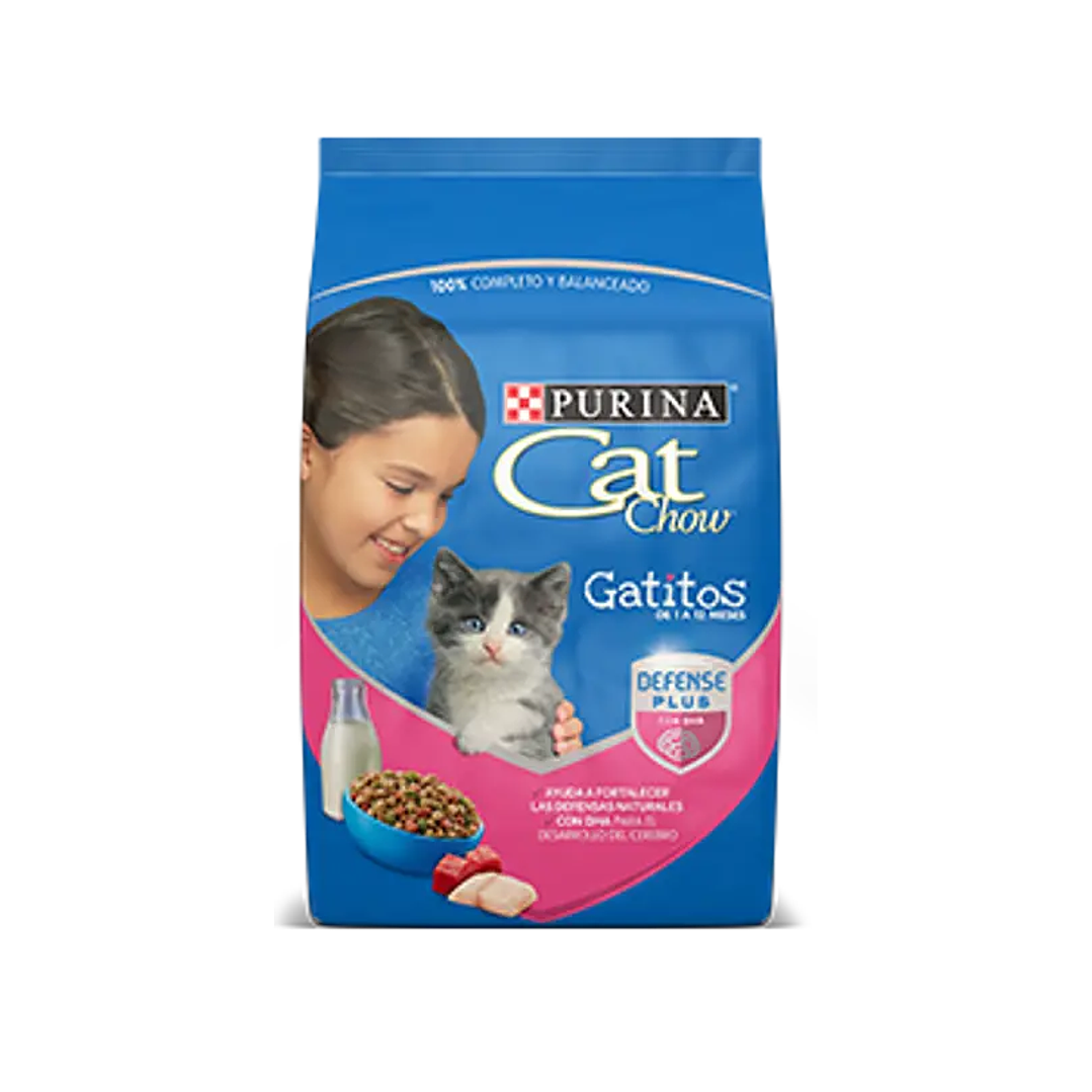 Cat Chow comida Gatitos - Sabor Pescado, Carne & Leche 1 kg. 1