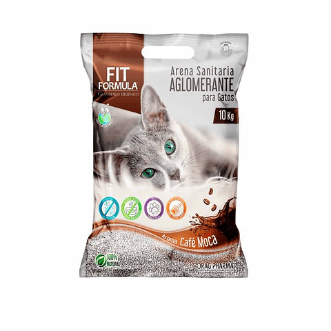 Arena sanitaria Fit Formula - Café Moca 10 KG.