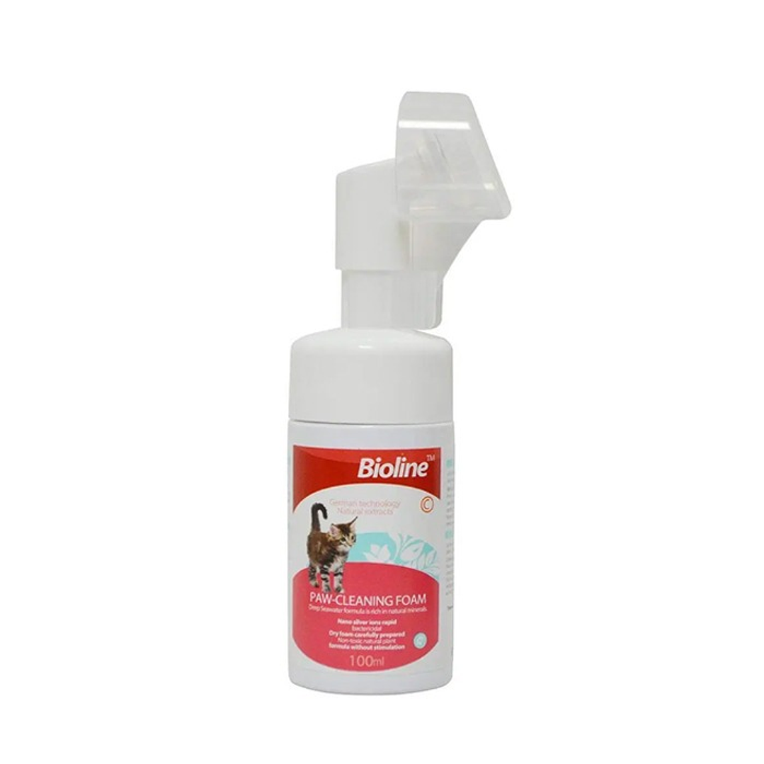 Bioline Paw Cleaning Gato 100 Ml 1