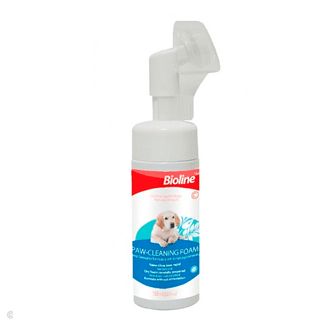 Bioline Paw Cleaning Foam Perro 150 Ml - Limpiador para patitas