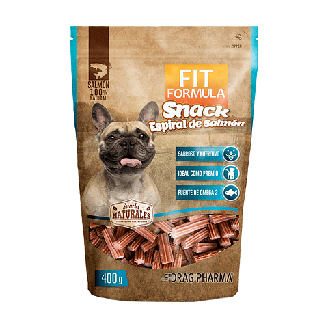 Fit snack espiral de salmon 400 g	
