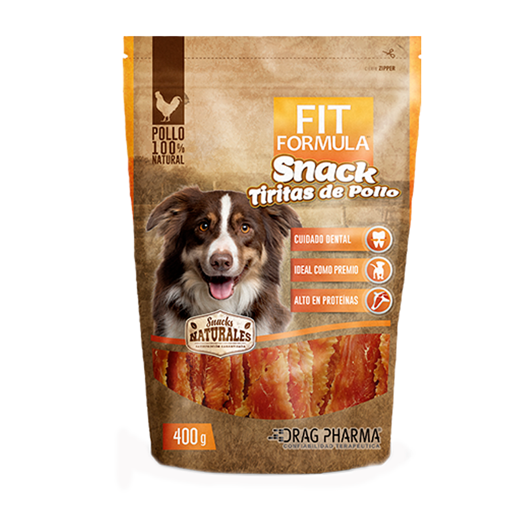 Fit snack tirita pollo deshid. 400 g 1