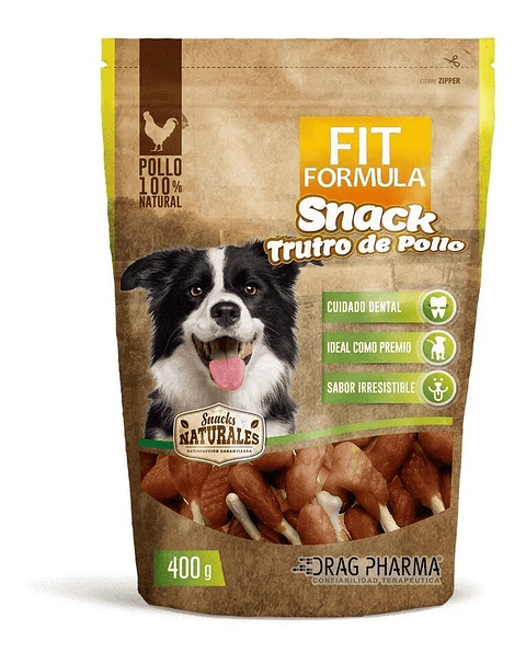 Fit snack truto pollo deshidra. 400 g	