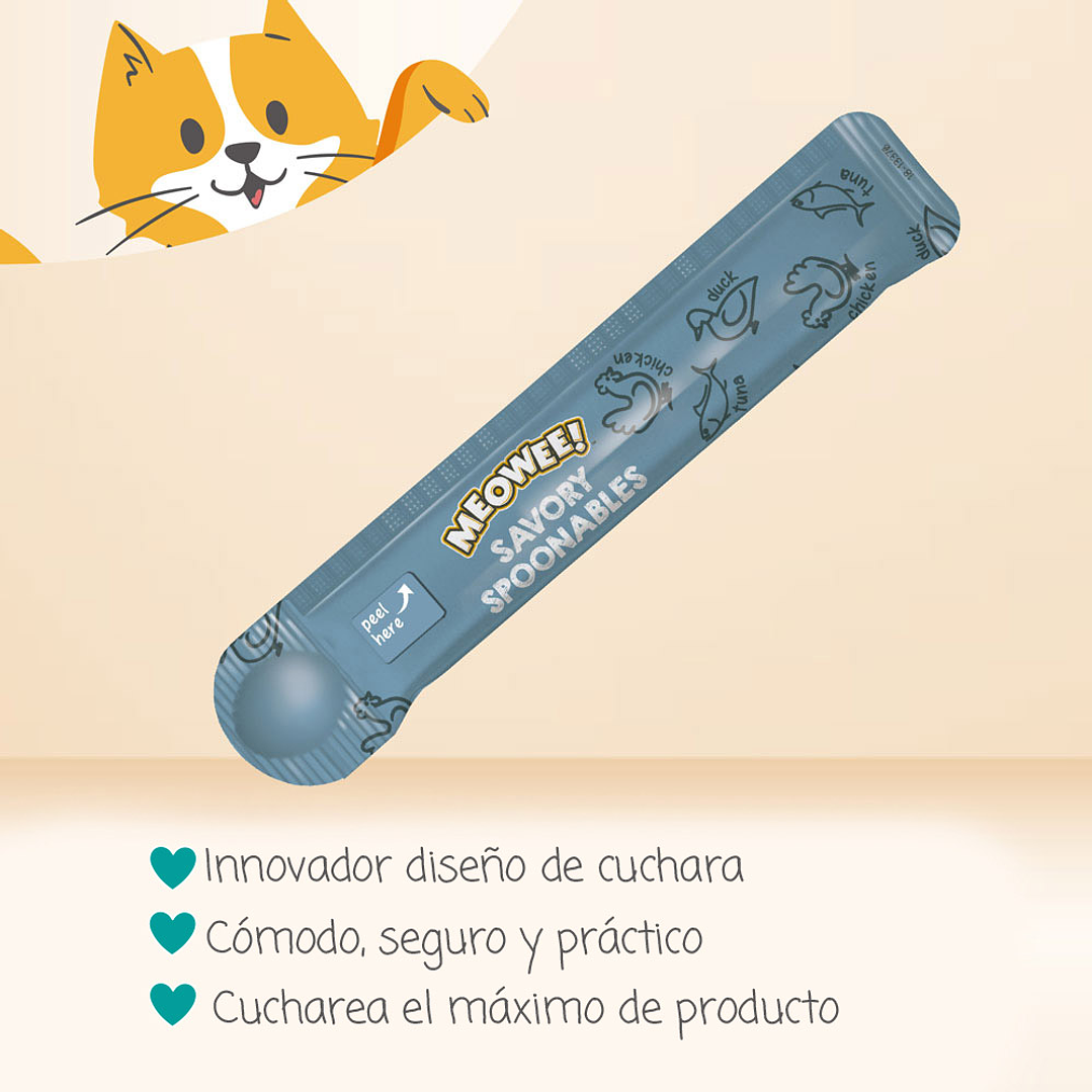 Meowee Spoon - Atún, Pollo y Pato 3