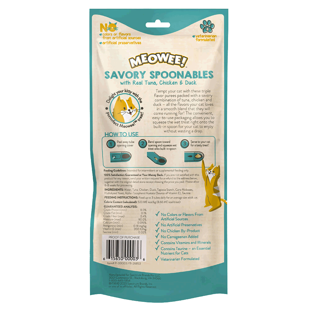 Meowee Spoon - Atún, Pollo y Pato 2