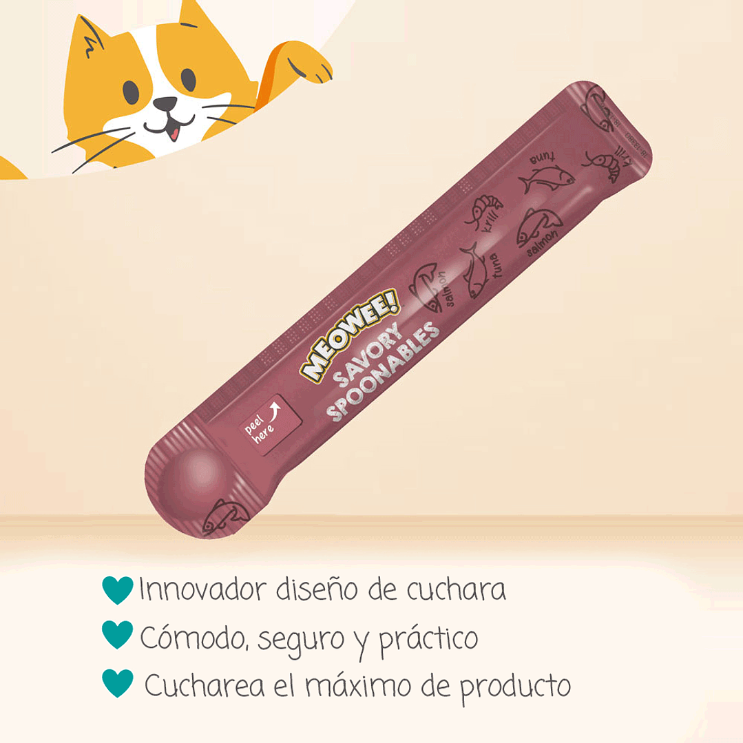 Meowee Spoon Atún, Salmón y Camarón 3