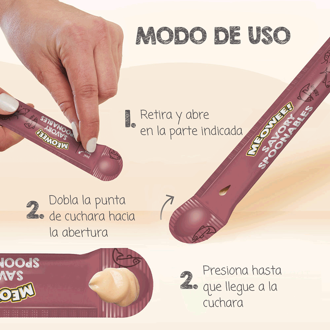 Meowee Spoon Atún, Salmón y Camarón 4