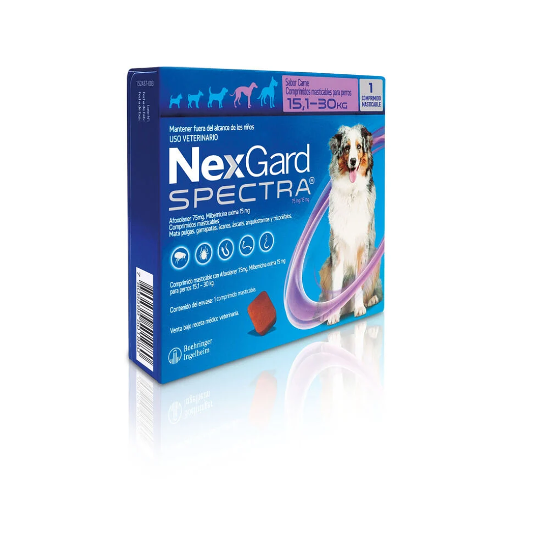 NEXGARD SPECTRA 15,1 - 30 KG 1 COMPRIMIDO 1