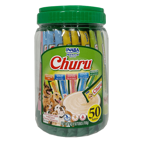 Frasco Churu perro - Variedades Atún (50 un.)