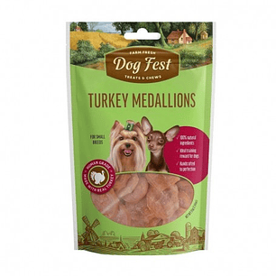 Dog Fest Medallones de pavo (55grs)