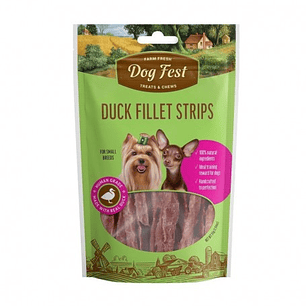 Dogfest barras de filete de pato (55grs)