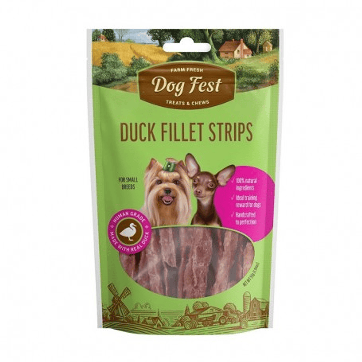Dogfest barras de filete de pato (55grs) 1
