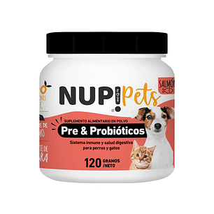 NUP! PETS PRE & PROBIOTICO SALMON (Perro y Gato)