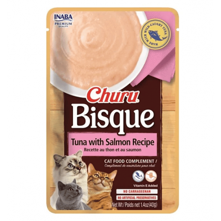 Churu Bisque Atún y Salmon 40g
