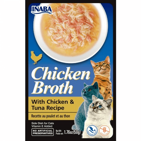 Inaba Chicken Broth - Pollo y Atún 50 Gr
