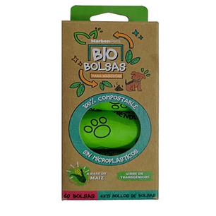 Bolsas para desechos 4 U - 60 Bolsas Biodegradables