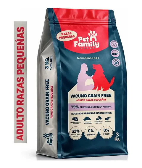 PetFamily Grain Free Razas Pequeñas 3 kg 