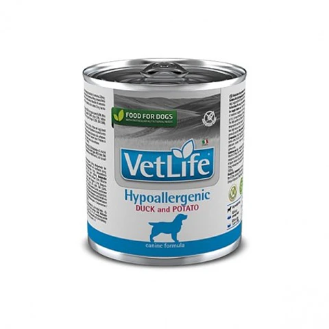 VET LIFE HYPOALLERGENIC PERRO DUCK 300 GR