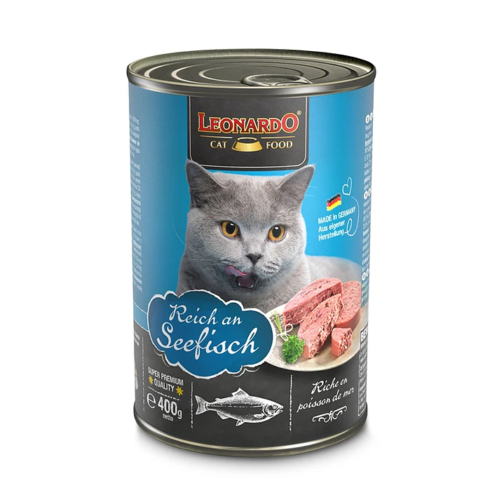 Lata Leonardo - sabor Pescado 400 Gr 1