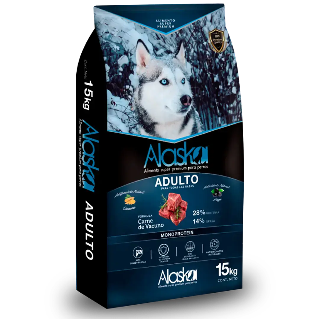 Alaska para perro adulto 15 Kg. 1
