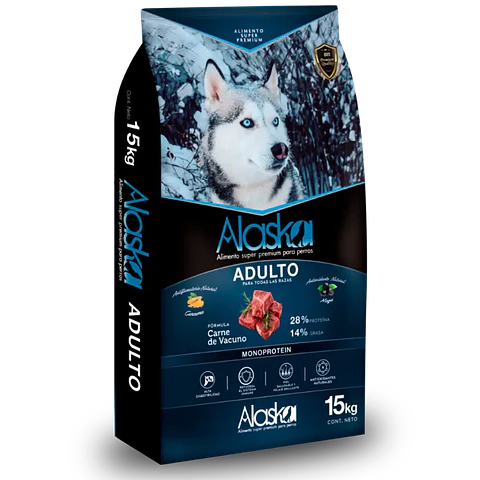 Alaska para perro adulto 15 Kg.